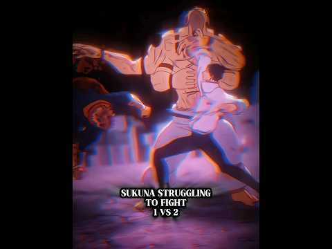 Sukuna Struggling 1 v 3 Meanwhile Gojo Did It Before 🗿🐐🔥  ~ ( IB @FawJan ) #jjk #edit #animeedit