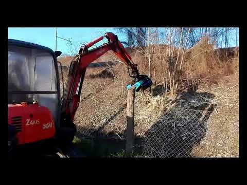 C4 B80 Trinciatrice Miniescavatore - Mulcher Head Mini-Excavator
