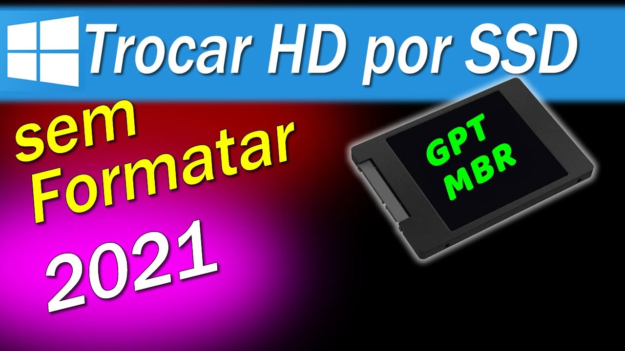Clonando HD para SSD ou HD na prática! -Transferir Windows para SSD sem formatar