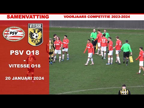 Samenvatting PSV O18 - Vitesse O18 zaterdag 20 januari 2024