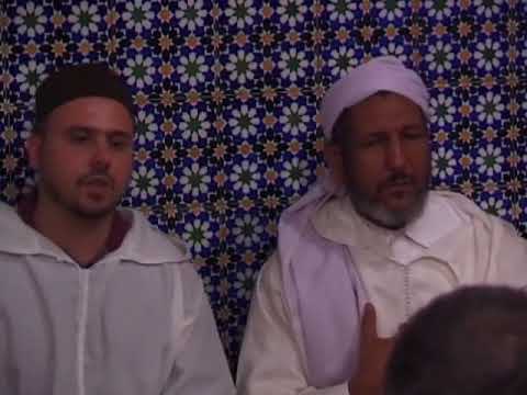 Shaykh Othman Chafak at the Moussem in Casablanca 2000 with Shaykh Dr Abdalqadir as Sufi