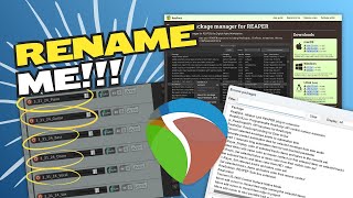 ReaPack Installation + Automatic title editing for multiple tracks | Reaper Tutorial