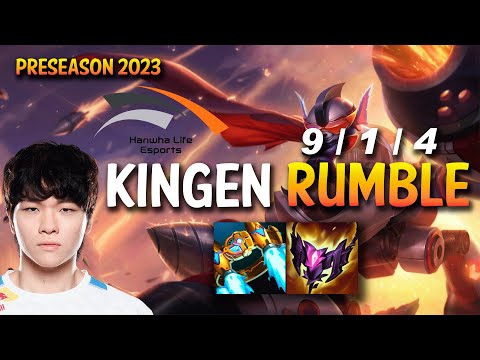 HLE Kingen RUMBLE vs AATROX Top - KR Ranked
