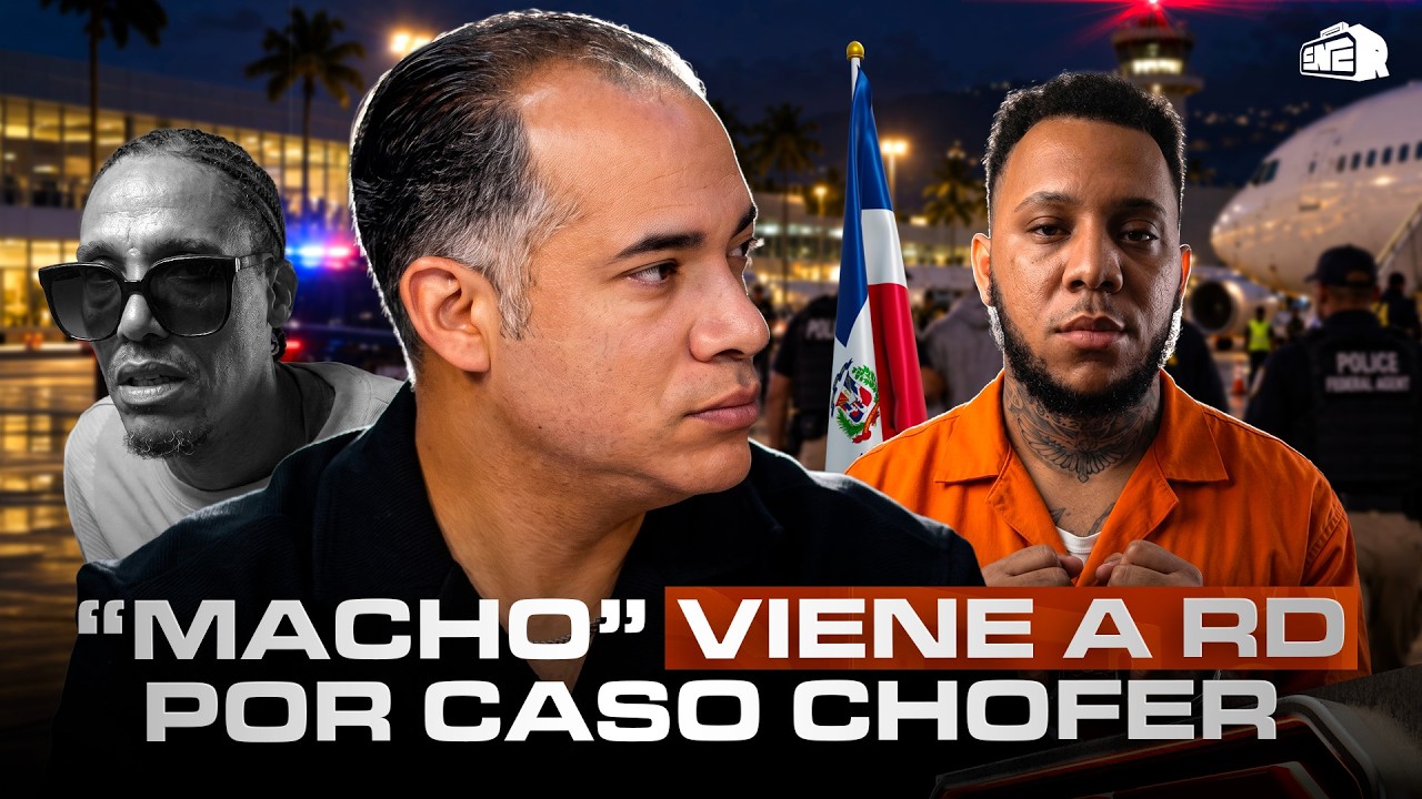 ¡POR FIN! “MACHO” VIENE A RD A RESPONDER POR CASO DE CHOFER EN SANTIAGO