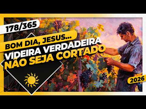 VIDEIRA VERDADEIRA: NÃO SEJA CORTADO – Bom dia, Jesus! 178/365 (2026)