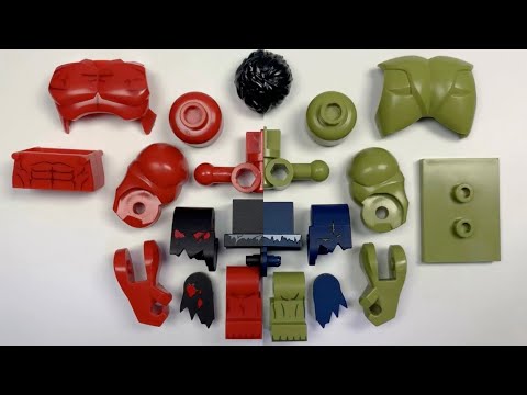 LEGO Marvel Captain America - Hulk | Red Hulk | Unofficial Big Figure 