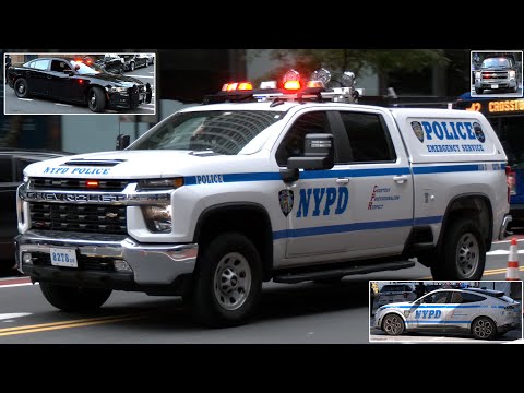Ultimate video of police cars and law enforcement vehicles during UN General Assembly
