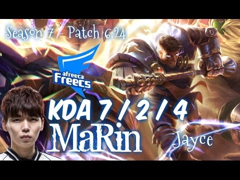 AFs MaRin JAYCE vs YASUO Top - Patch 6.24 KR Ranked