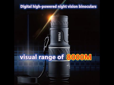 Digital high-powered night vision binoculars, German soldiers special, visual range of 8000 meters