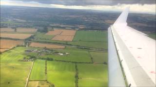 preview picture of video 'Lufthansa Eurowings CRJ900 Arrival at Newcastle'