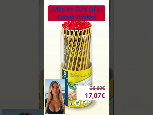 Vídeo relacionado con Staedtler Noris - Lapiceros, Material Escolar,, Gris, 12 Unidad (Paquete de 1)
