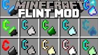 Minecraft MAGICAL FLINT MOD / SPAWN OPPOSITE TNT TO CREATE STRUCTURES!! Minecraft