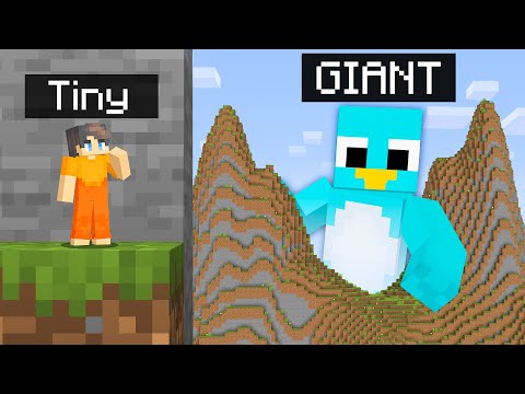 TINY vs GIANT Hide and Seek in Minecraft Prop Hunt
