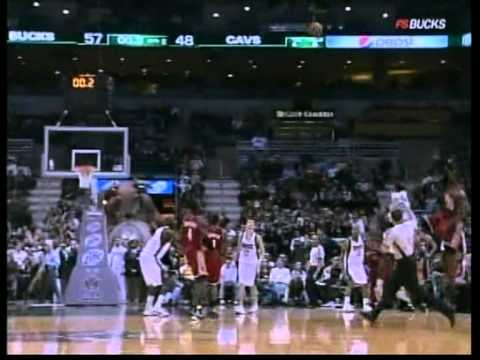 Lebron James 55 pts, season 2009 bucks vs cavs