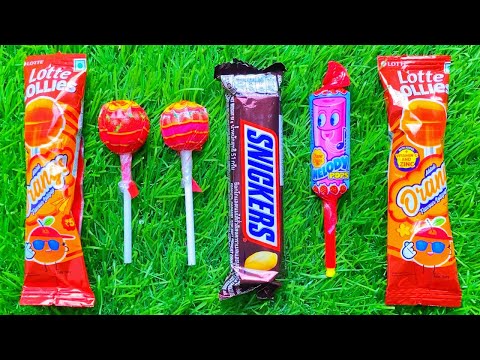 ASMR Eating Chocolate Lollipop 🍭 & Ice Cream – Rainbow Food & Dessert Challenge