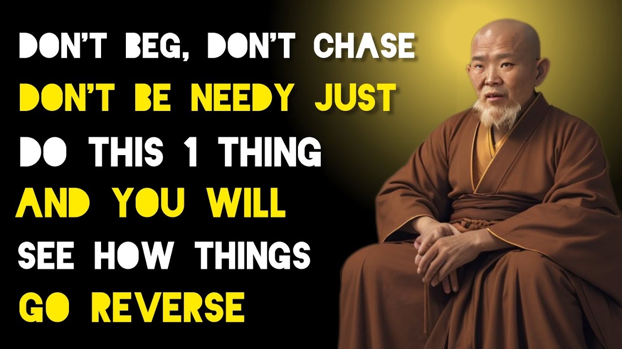 Don't Beg, Don't Chase, Don't Be Needy Just Do This One Thing And You Will See How Things Go Reverse