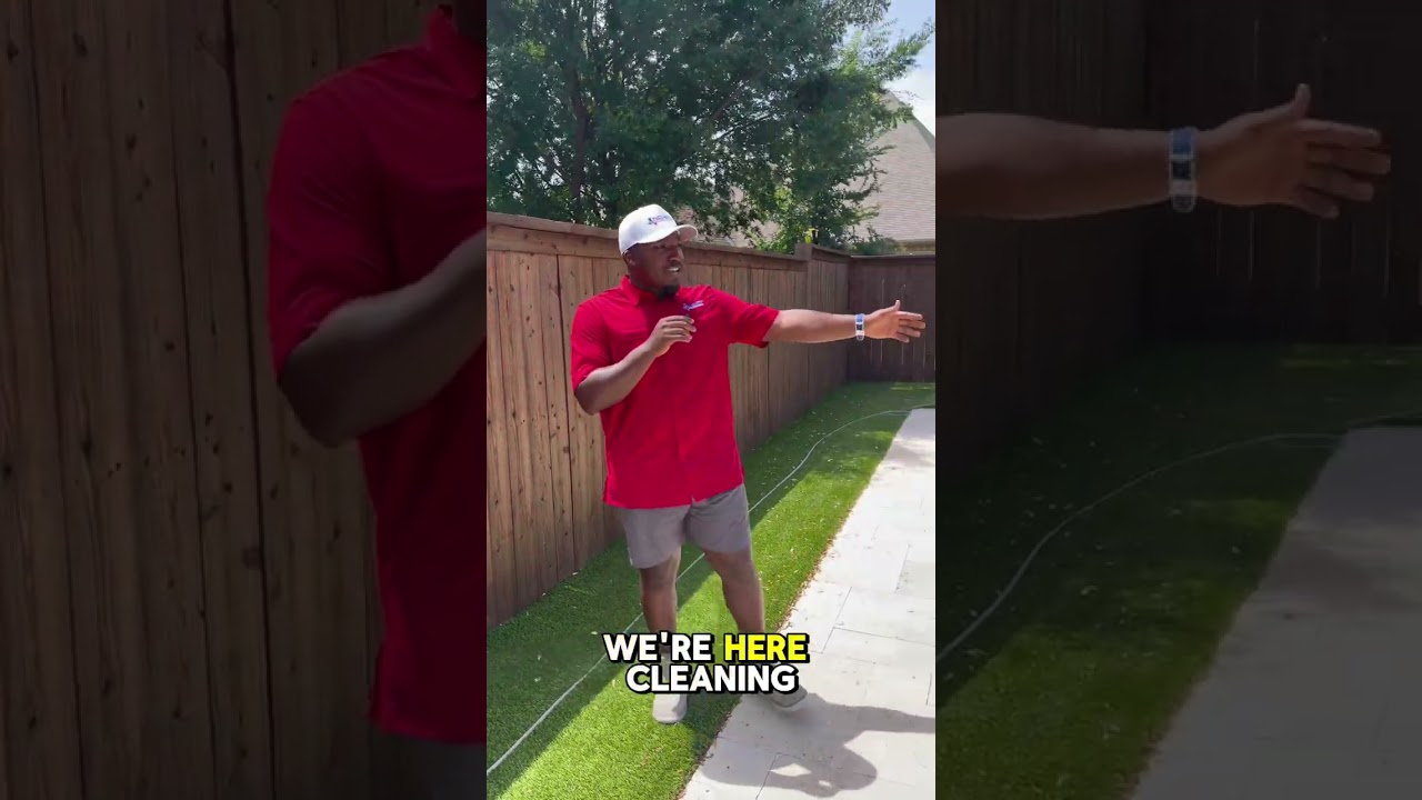 North Texas Pressure Wash four-step wood cleaning and staining process