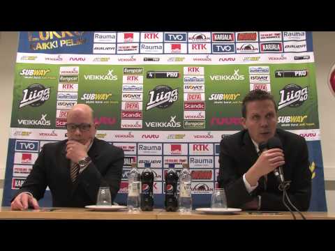 3.10.2014 Lukko-Kärpät: Pressitilaisuus
