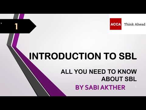 All You Need to Know About SBL