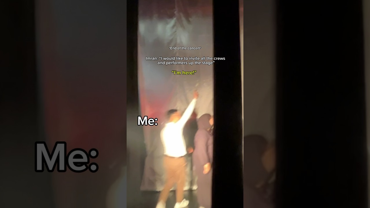 I was minding my own business when suddenly @ImranAjmain  invite everyone the stage