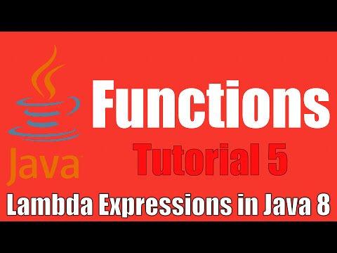 Functions - Lambda Expressions In Java 8: Tutorial 5