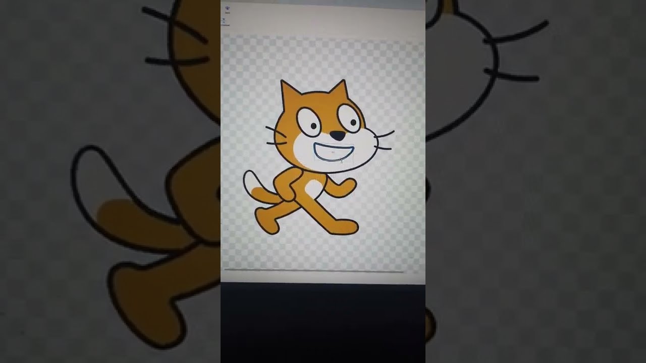 (JOKE VIDEO) Scratch Cat tells a message for you