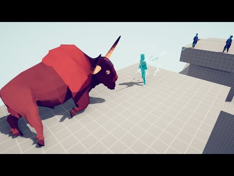 FREEZE & GORE - GIANT BISON + 2 ICE ARCHER | TABS - Totally Accurate Battle Simulator
