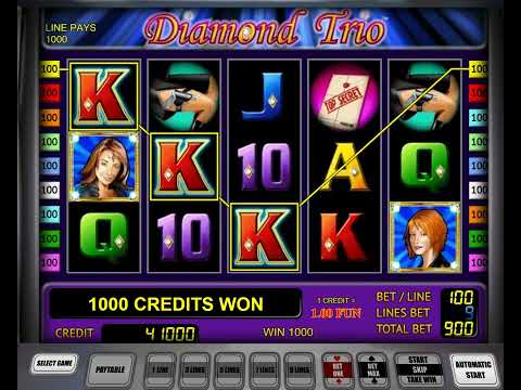 FIRST SPIN JACKPOT, Diamond Trio. 36 bonus games. 🔔 🤠🤑🤑🤑