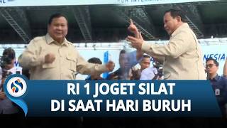 Aksi Prabowo di May Day: Lempar Topi & Joget Silat di Atas Panggung, Disambut Riuh Ratusan Buruh