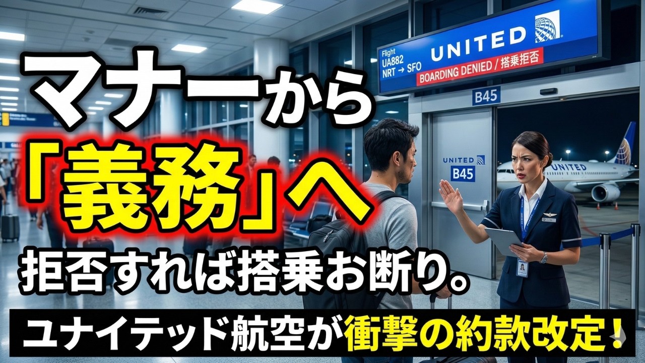 ANAも義務化！？ユナイテッド航空が「ヘッドフォンなし」で強制退去に！修行僧が今すぐ備えるべき新ルール