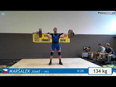 MARŠÁLEK Josef (1993), 2. pokus v nadhozu 134 kg