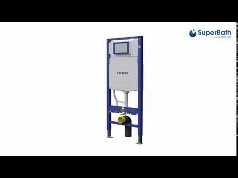 GEBERIT DUOFIX UP320 - Wall hung toilet installation