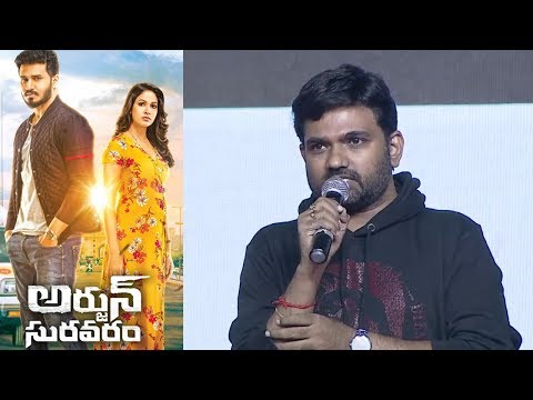 Director Maruthi At Arjun Suravaram Pre Release Event