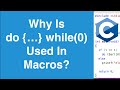 Do While 0 In Macros Pattern C Programming Tutorial