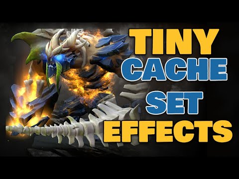 TINY COLLECTOR CACHE SET GAME PLAY EFFECTS - DOTA 2
