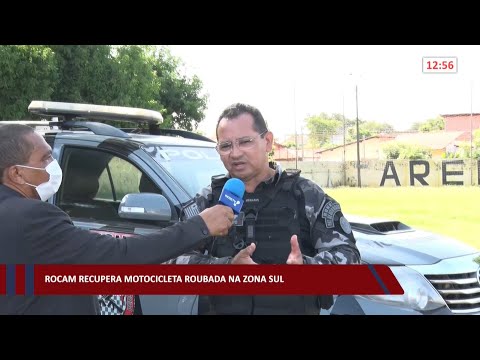 ROCAM recupera motocicleta roubada na zona sul 30 03 2022