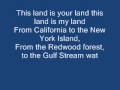 This Land Is My Land Woody Guthrie