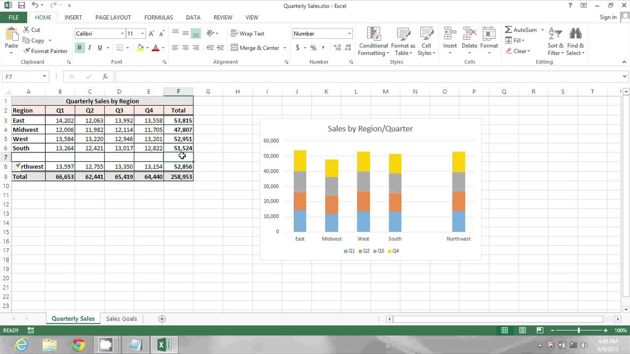 How to Insert a Row & Have Formulas Automatically Included in the Row in ... : MIcrosoft Excel Tips