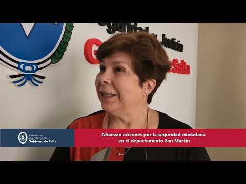 Afianzan acciones por la seguridad ciudadana en el departamento San Martín