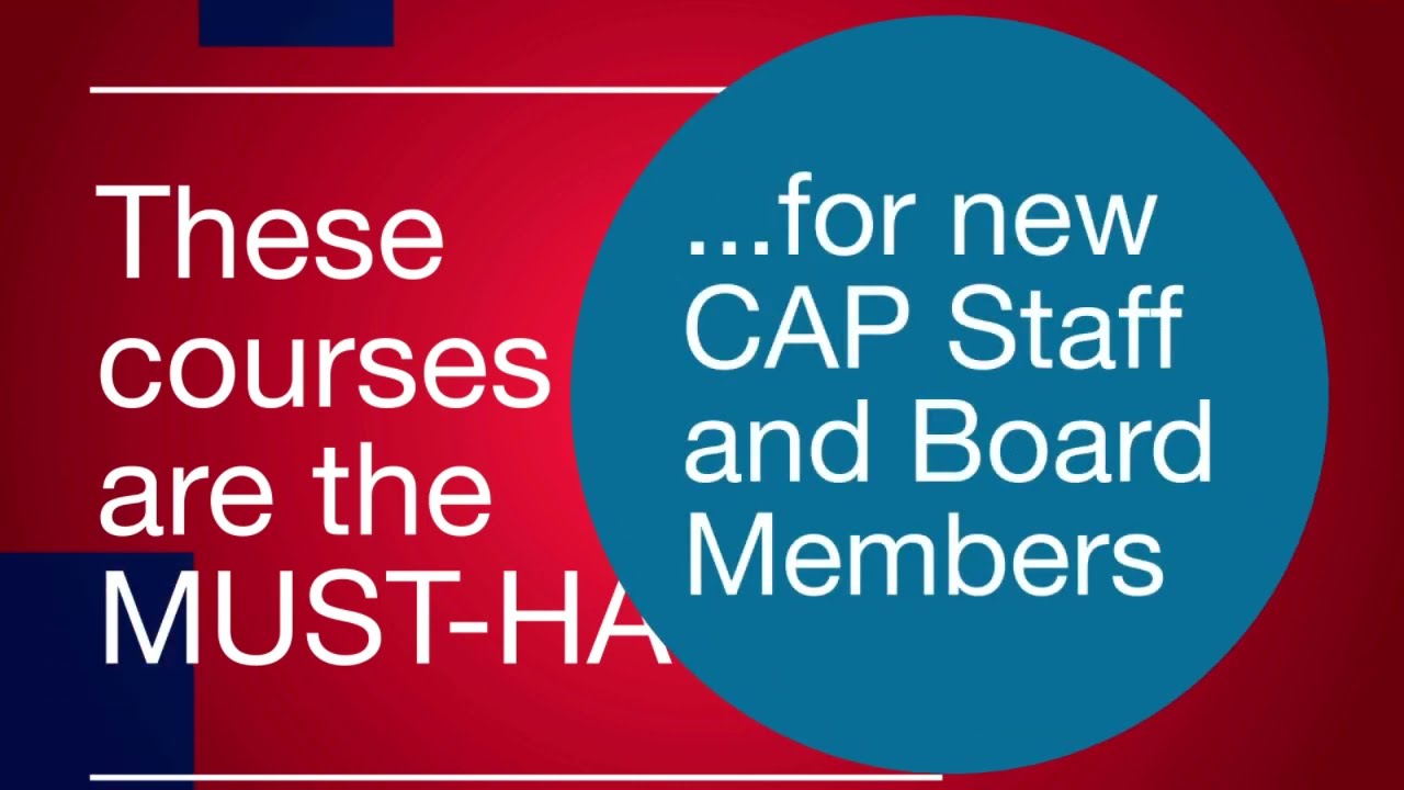 CAP Essentials - The Must-Know Skills for Community Action Professionals