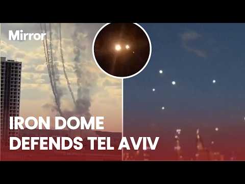 Iron Dome intercepts Iranian missiles over Tel Aviv fired after death of Ayatollah