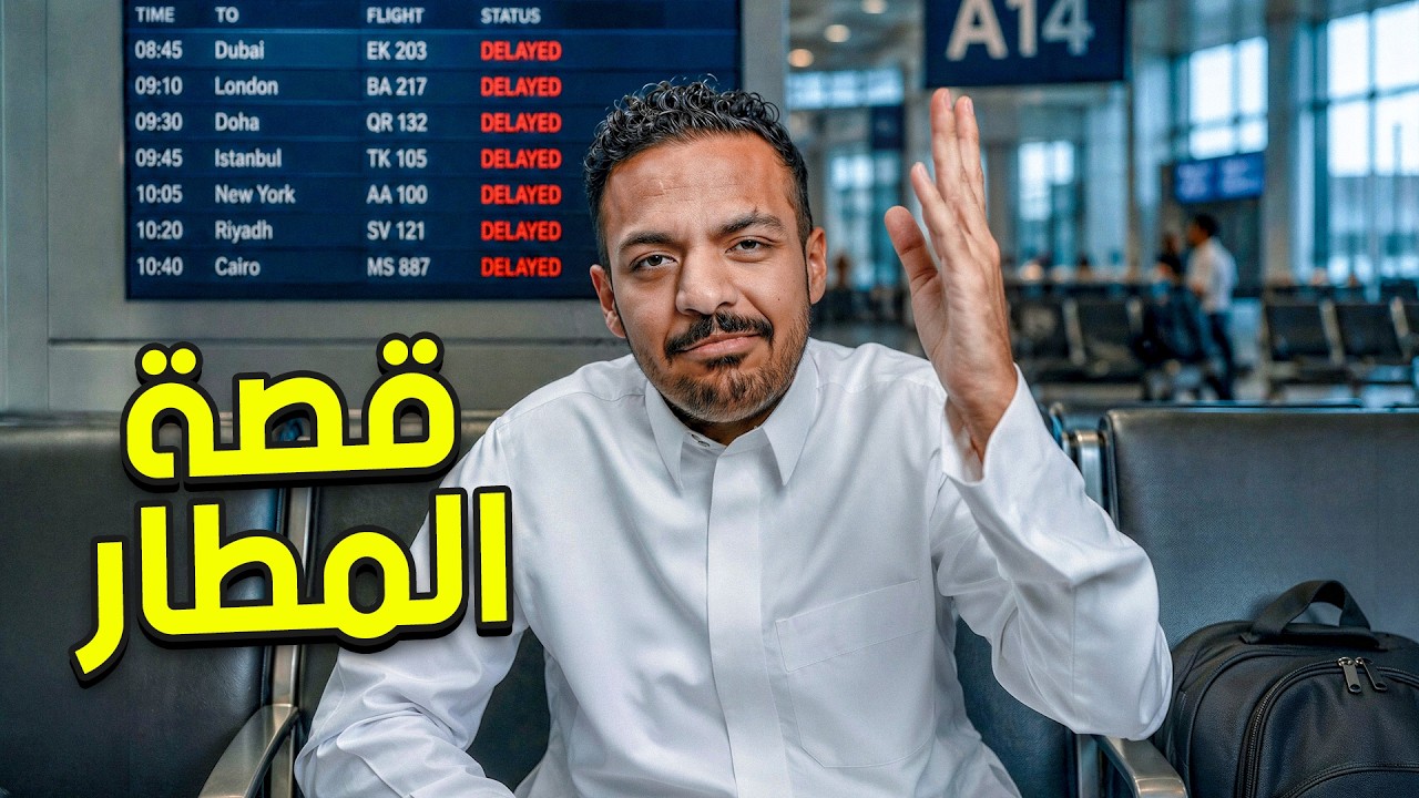 قصة المطار ✈️😨