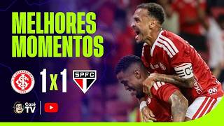 MELHORES MOMENTOS: INTERNACIONAL 1 X 0 SÃO PAULO | 9ª RODADA DO BRASILEIRÃO