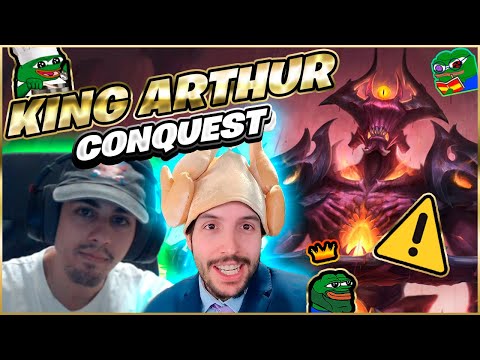 KING ARTHUR, TRANQUILET | Julio | Smite Ranked Conquest DuoQ Warchi 😘