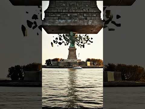 Statue of Liberty 🗽 vs Hydraulic Press! 💥