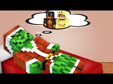 Minecraft NIGHTMARE - FALLING THROUGH A PORTAL TO THE GRINCH'S NIGHTMARE!!