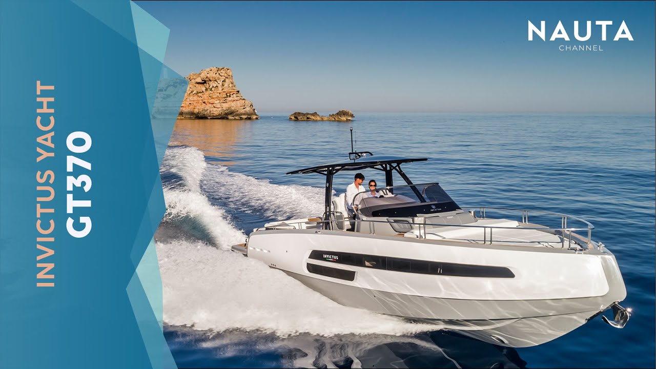 Invictus Yacht GT370 - full exterior and cabin tour