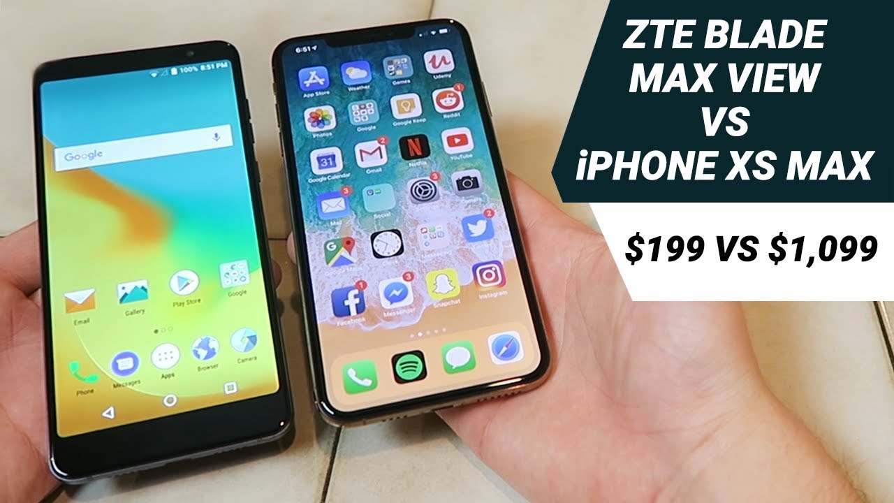 ZTE Blade Max View vs iPhone XS Max - Which is Better?