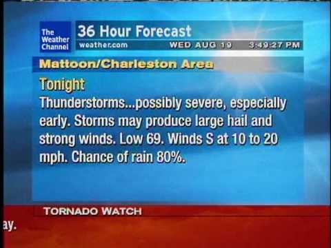 WeatherSTAR XL: One Fine Day- Ryan Farish. w/ Tornado Watch on LDL