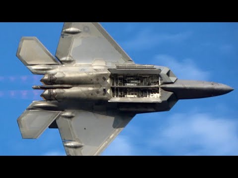1 HOUR of F22 Raptor INSANITY at Oshkosh | All F22 Demos of EAA AirVenture Oshkosh 2023